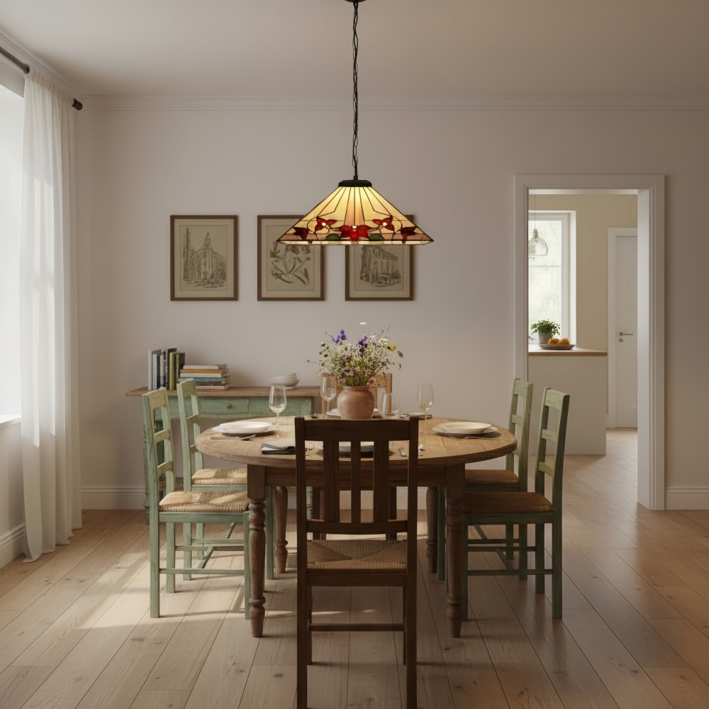 TF Camillo hanglamp boven een eettafel