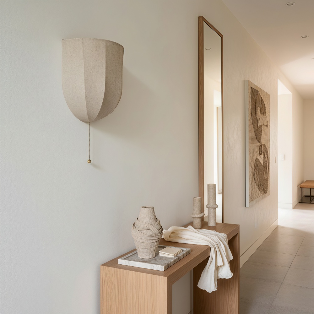 Klantfoto van Fablune wandlamp in een gang