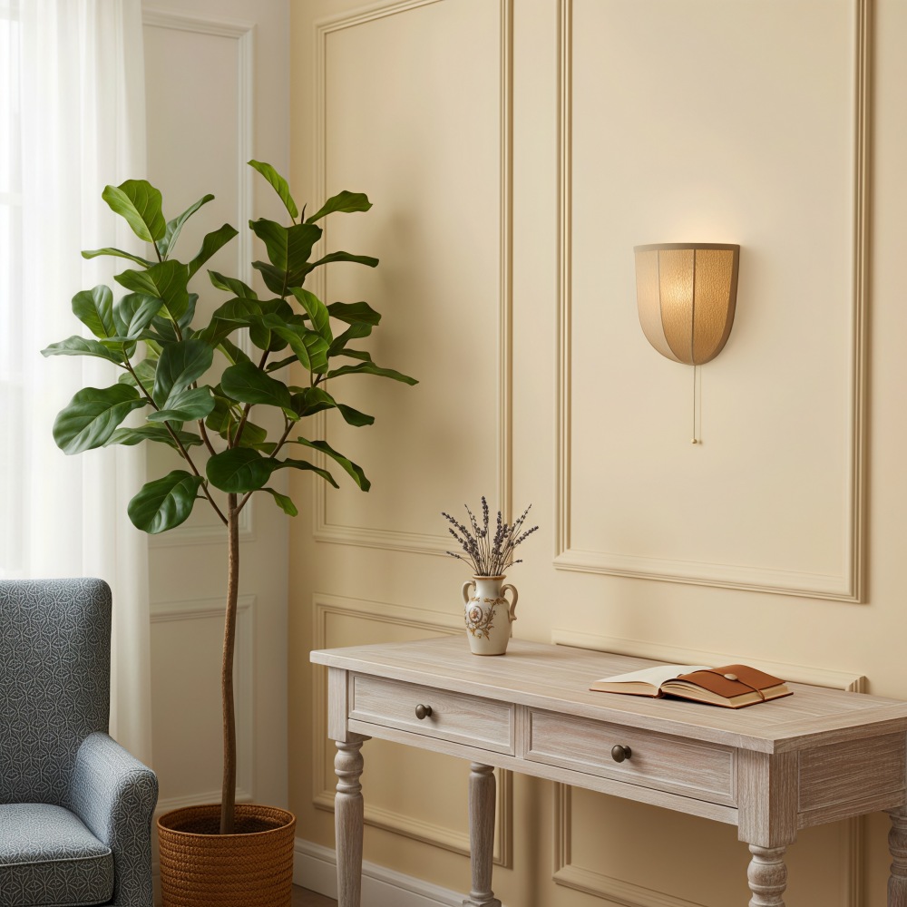 Klantfoto van Fablune wandlamp bij een console
