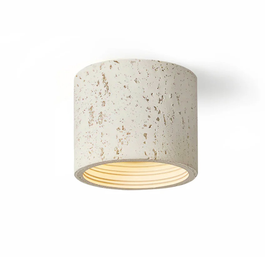 Wit Geel plafondlamp
