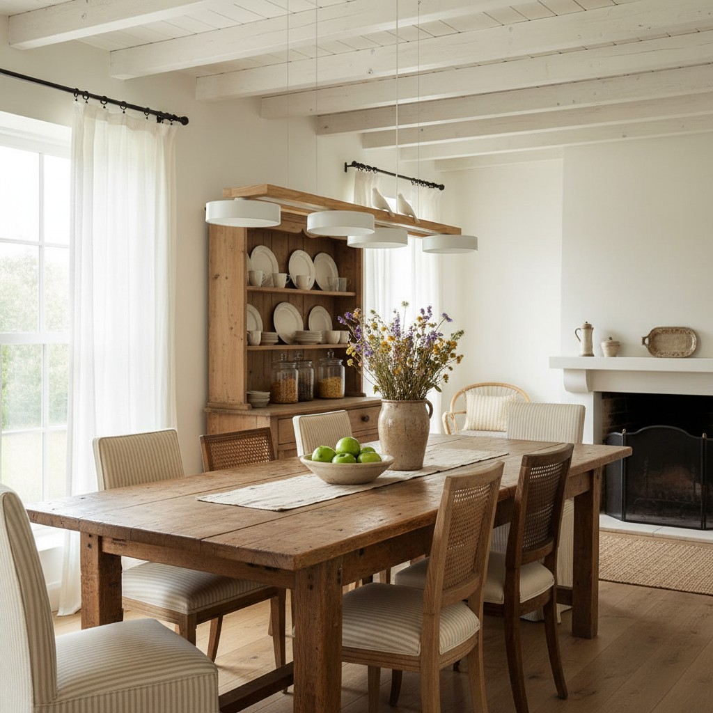 Sienna Bird kroonluchter in woonkamer