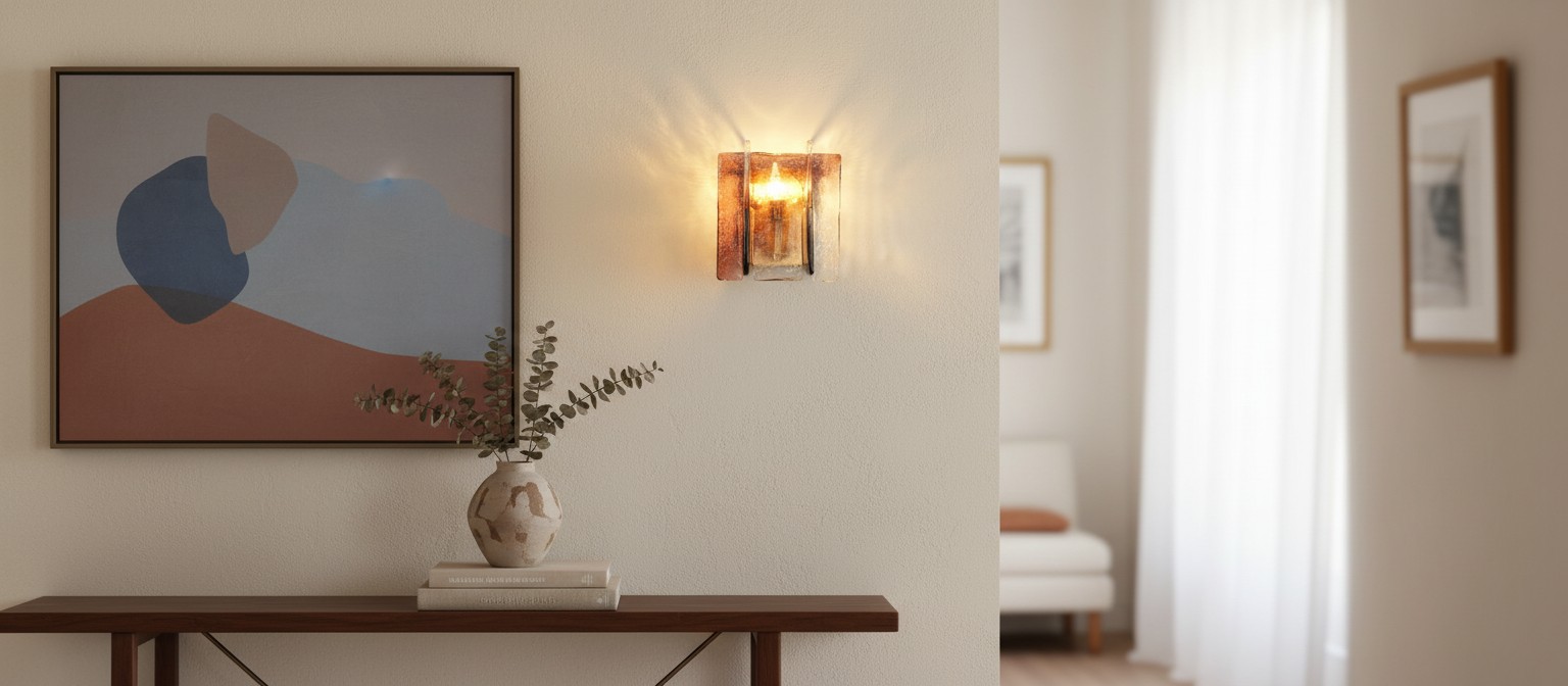 Blason wandlamp in een modern interieur