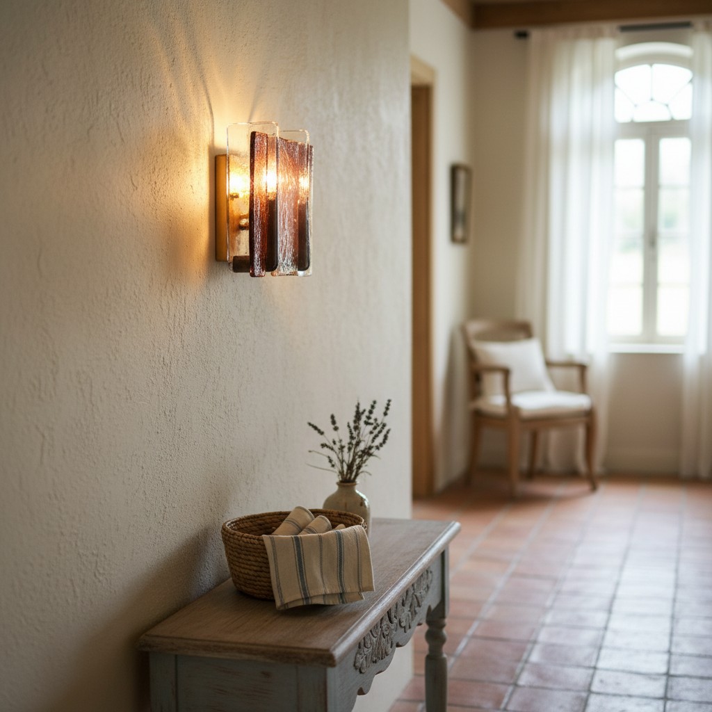 Blason wandlamp in een hal