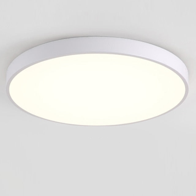 Gele LED-plafondlamp
