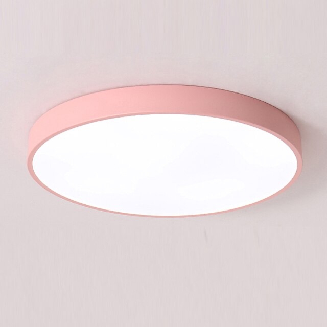 Roze LED-plafondlamp