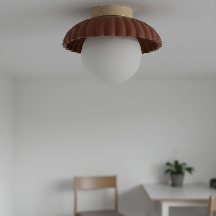 Fotorecensie van de bruine Alien plafondlamp