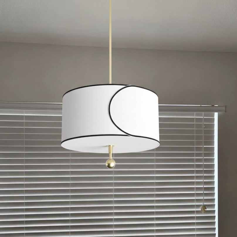 Klantfoto van de Roven Drum hanglamp bij een raam