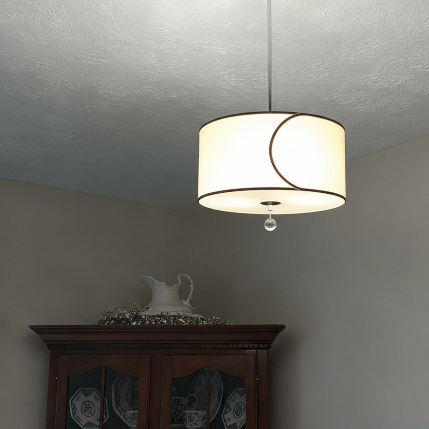 Klantfoto van de Roven Drum hanglamp aan het plafond