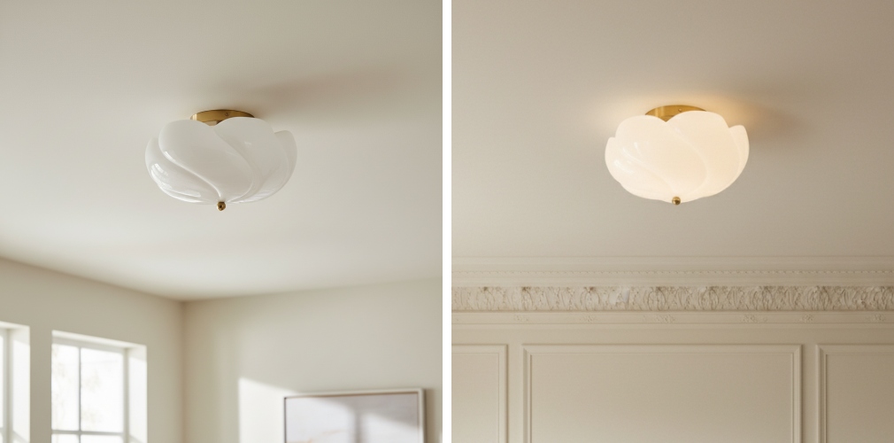 Vergelijking van Modo lamp met schakelaarstanden