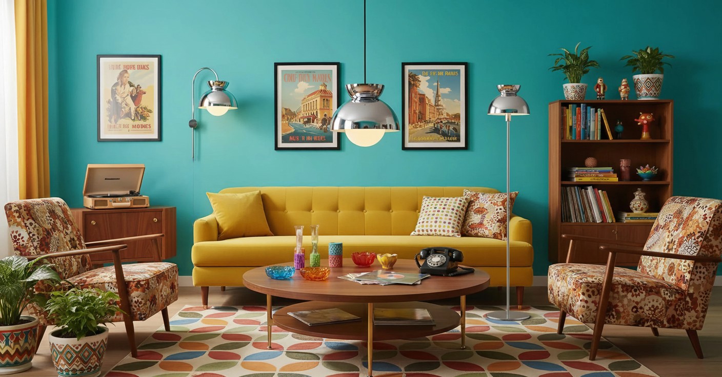Aurelia collectie in woonkamer