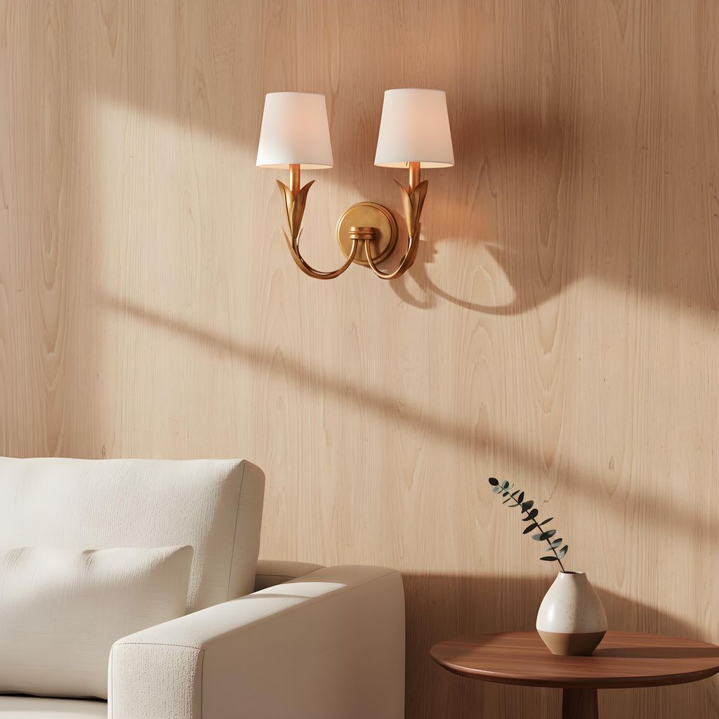Duova wandlamp in woonkamer