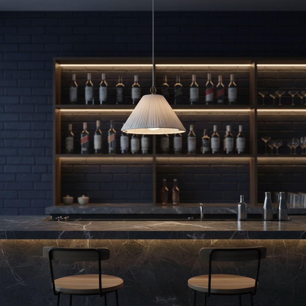 Blossine hanglamp in donkere baromgeving