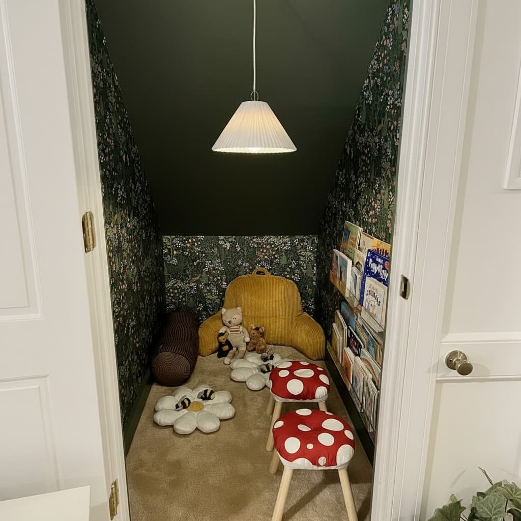 Klantfoto van Blossine hanglamp in kleine kamer