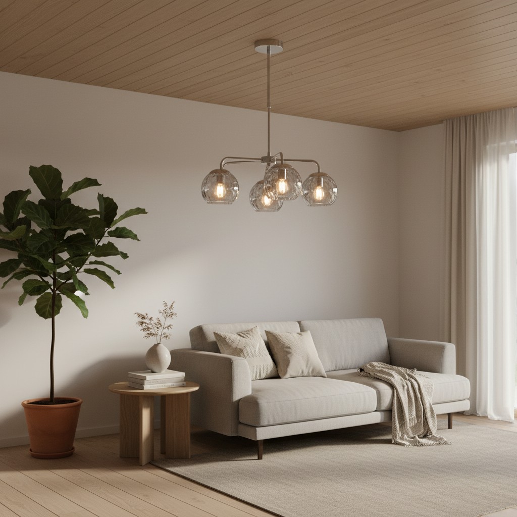 Tracian hanglamp in woonkamer