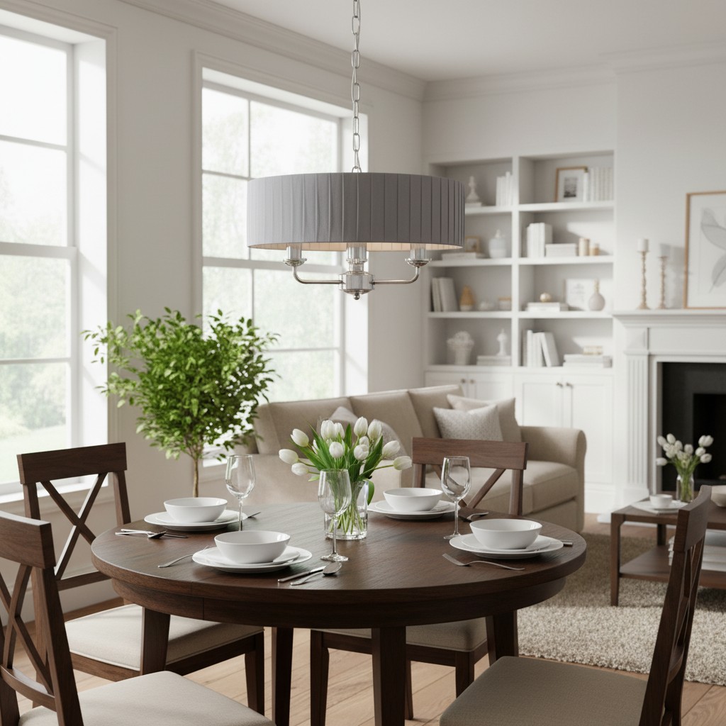 Tela Classic hanglamp in lichte woonkamer