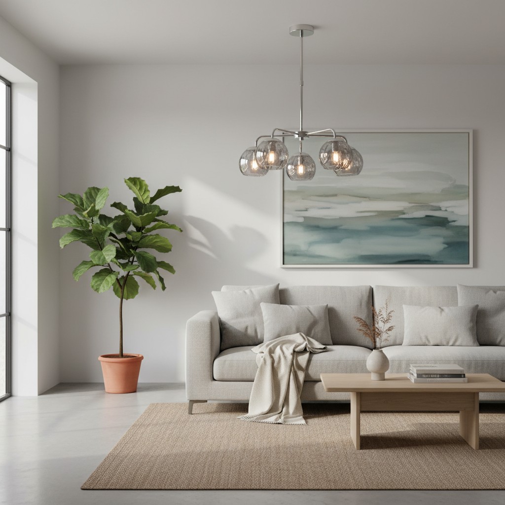 Tracian hanglamp boven zithoek