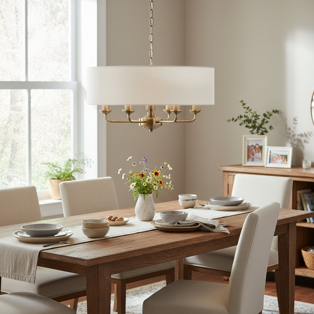Klantfoto van Tela Classic hanglamp boven eettafel
