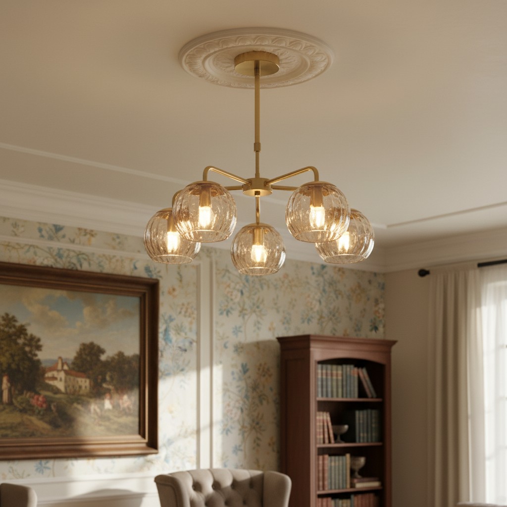 Tracian lamp in klassiek interieur
