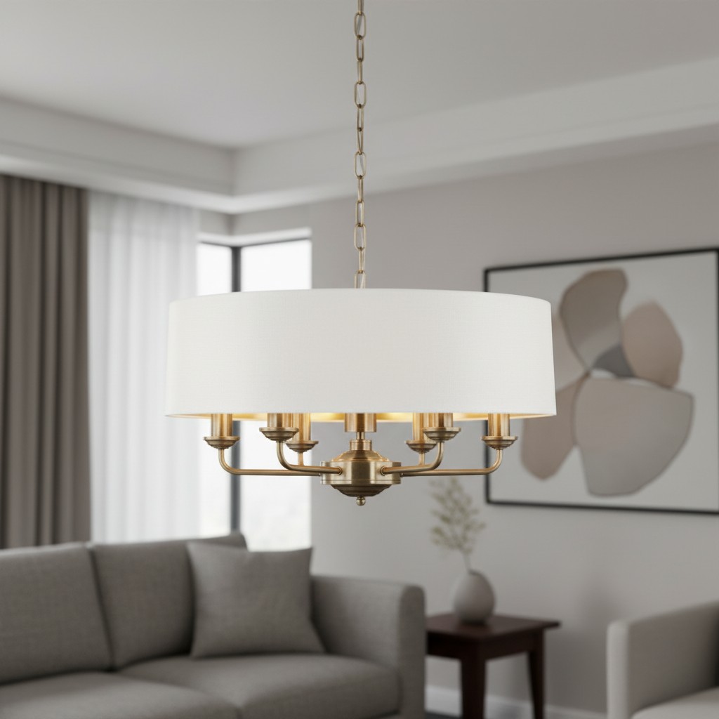 Tela Classic hanglamp in woonkamer