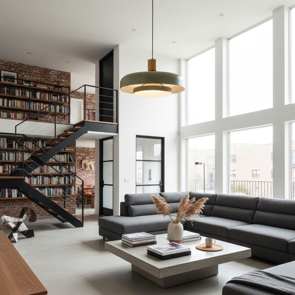 Klantfoto van Orbulis hanglamp in een woonkamer