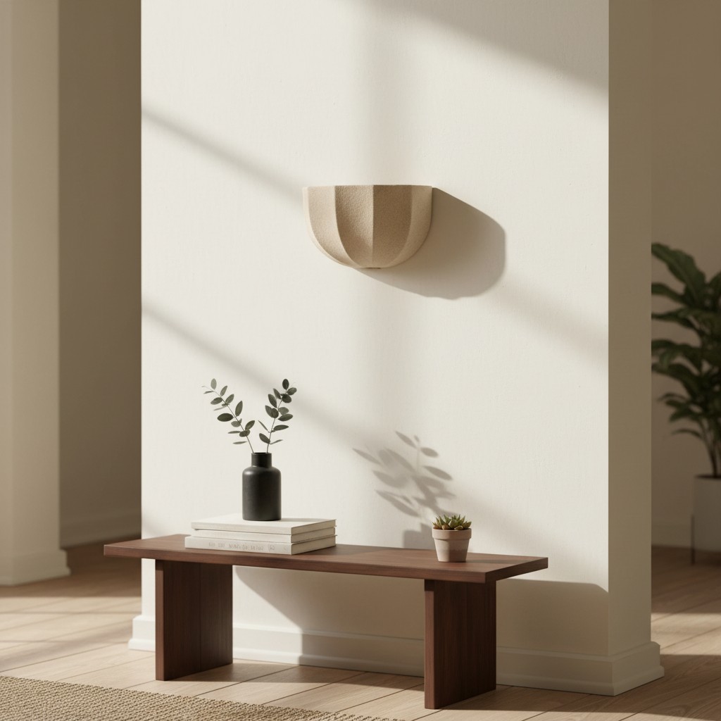 Klantfoto van de Loomis wandlamp in zacht daglicht