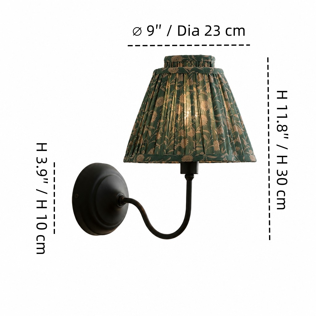Solmire wandlamp maattekening