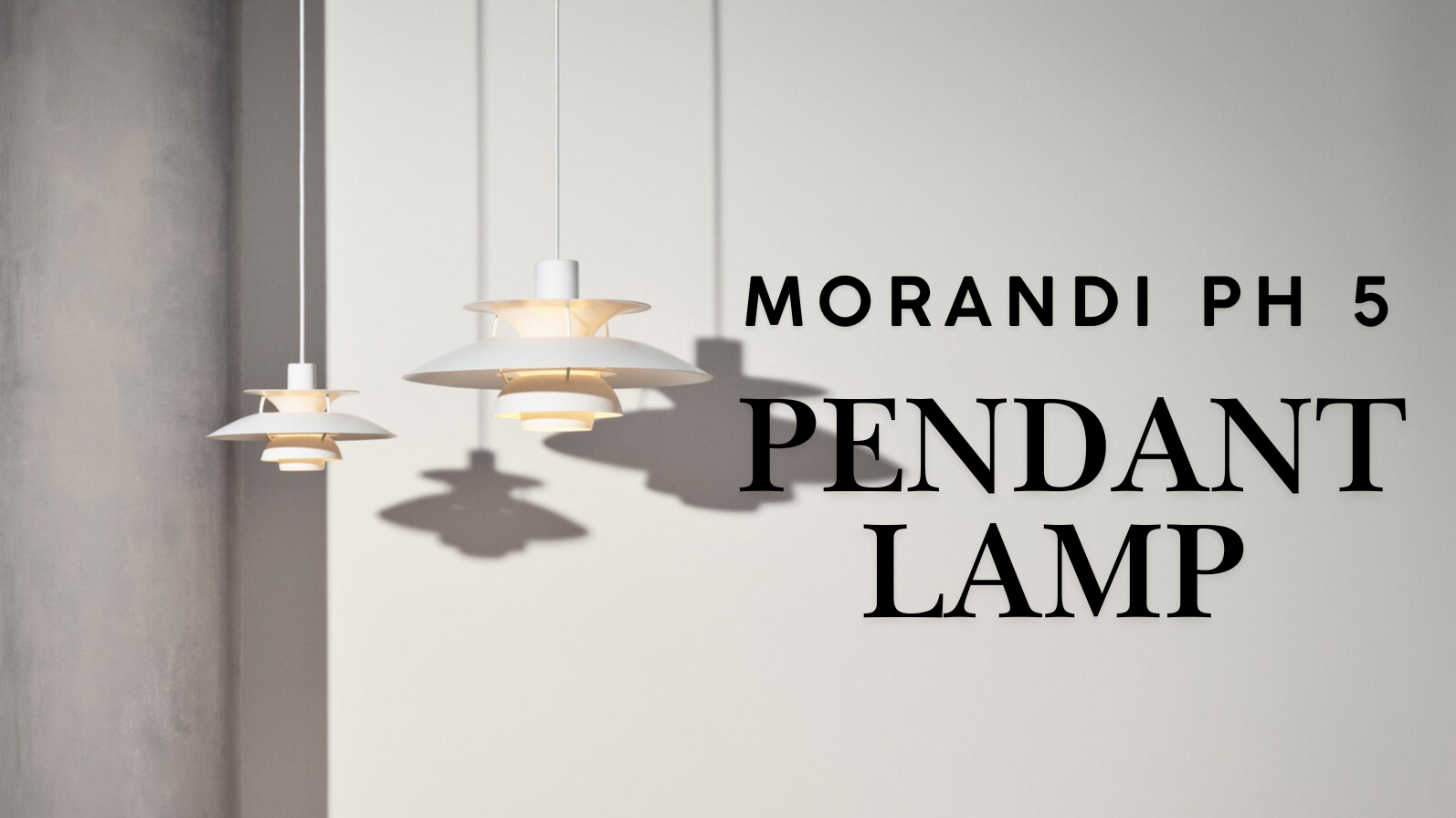 Montagevideo voor de Morandi hanglamp