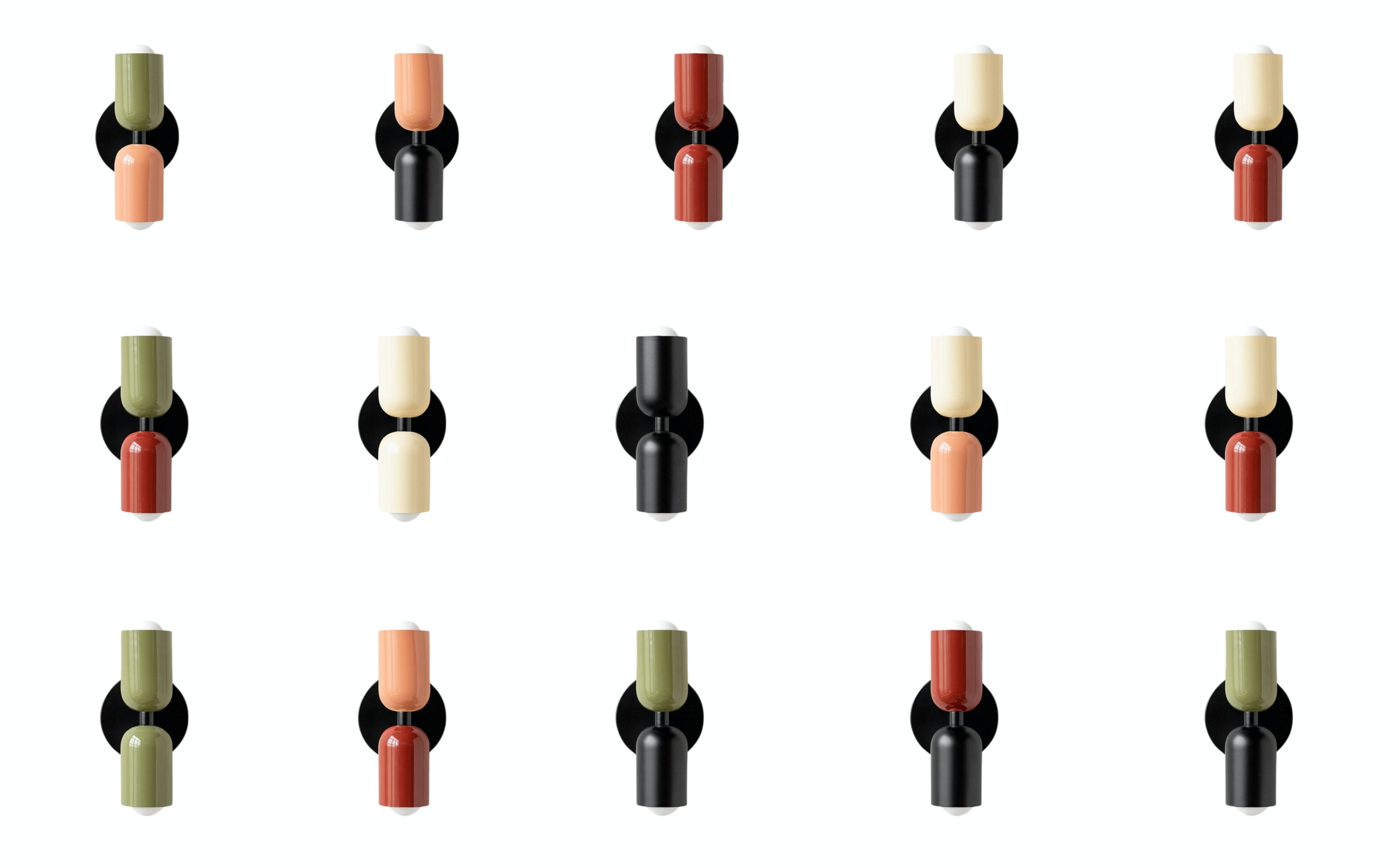 Meerdere kleurenopties voor de wandlamp