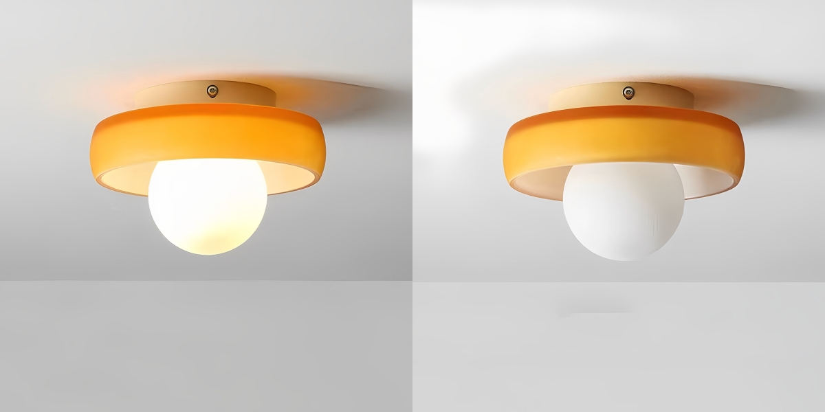 Lichteffecten van de plafondlamp