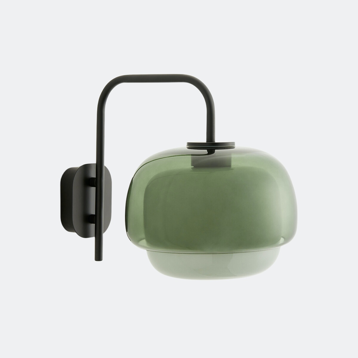 Clinco wandlamp van gekleurd glas