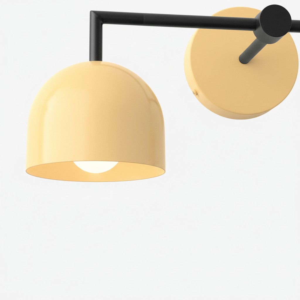 Detailweergave lampenkap en arm
