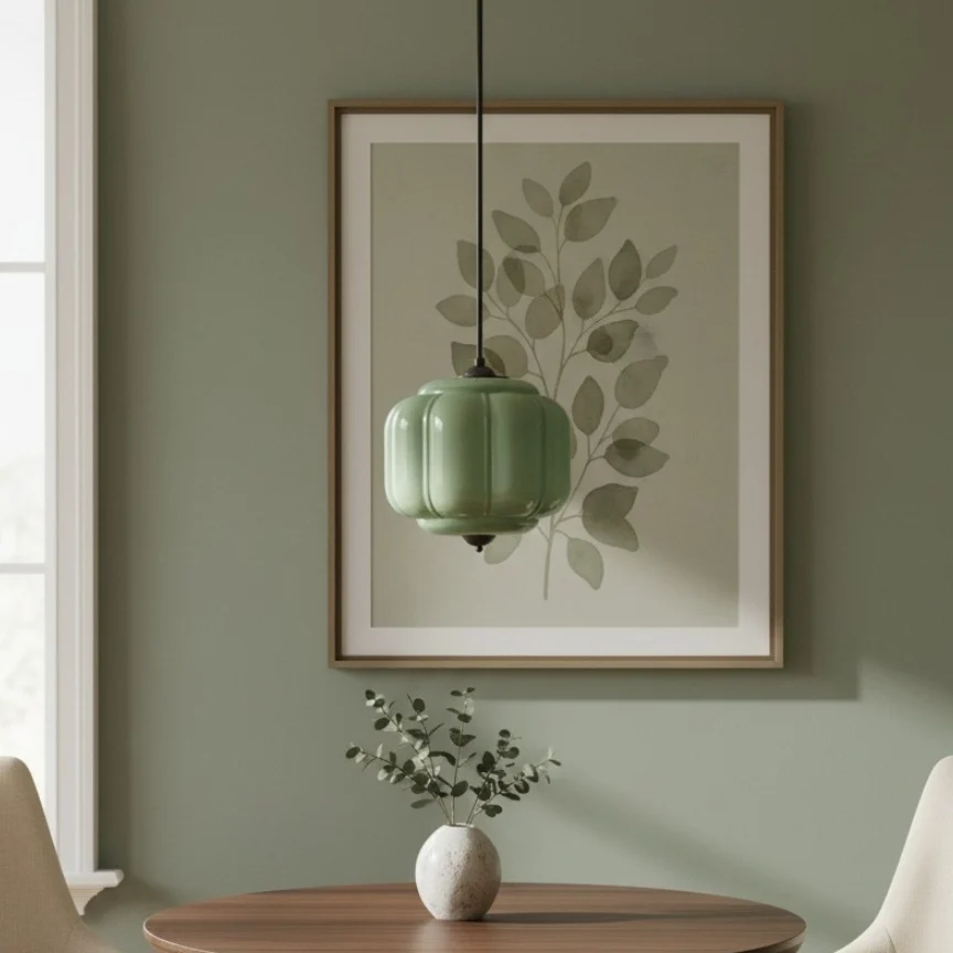 Eloise hanglamp bij wanddecoratie