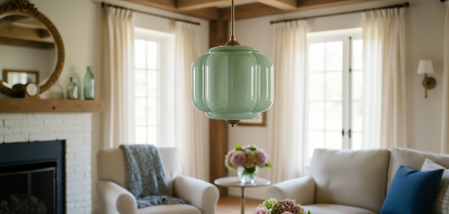 Eloise Handgemaakte Glazen Hanglamp