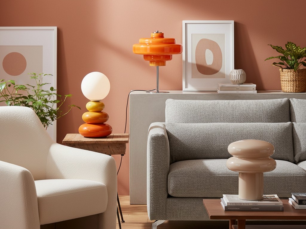 Bauhaus-collectie met tafellampen