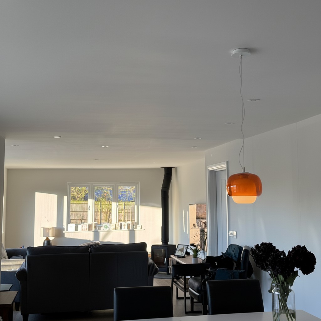 Fotorecensie met oranje Clinco lamp