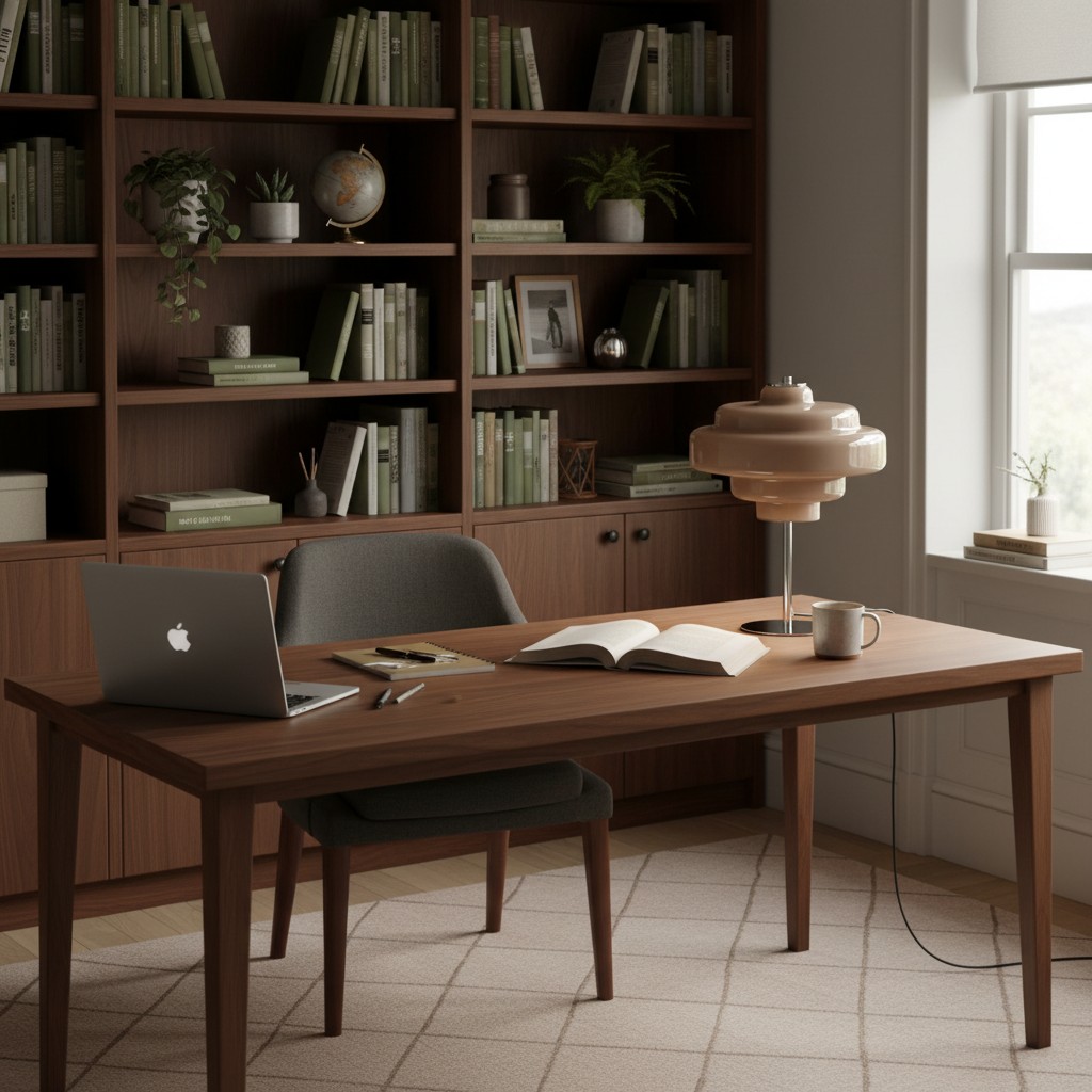 Koloro lamp op een bureau