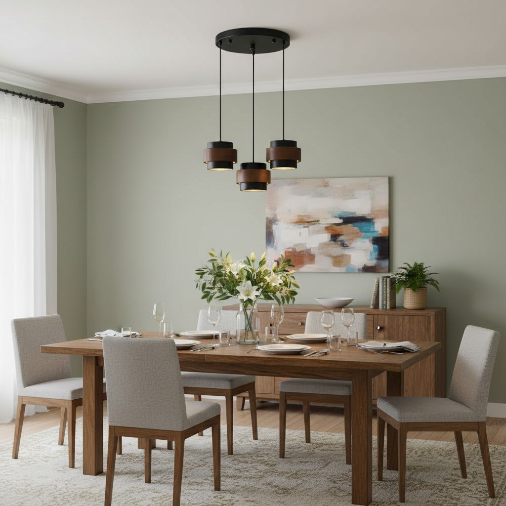 Rosace de plafond ronde