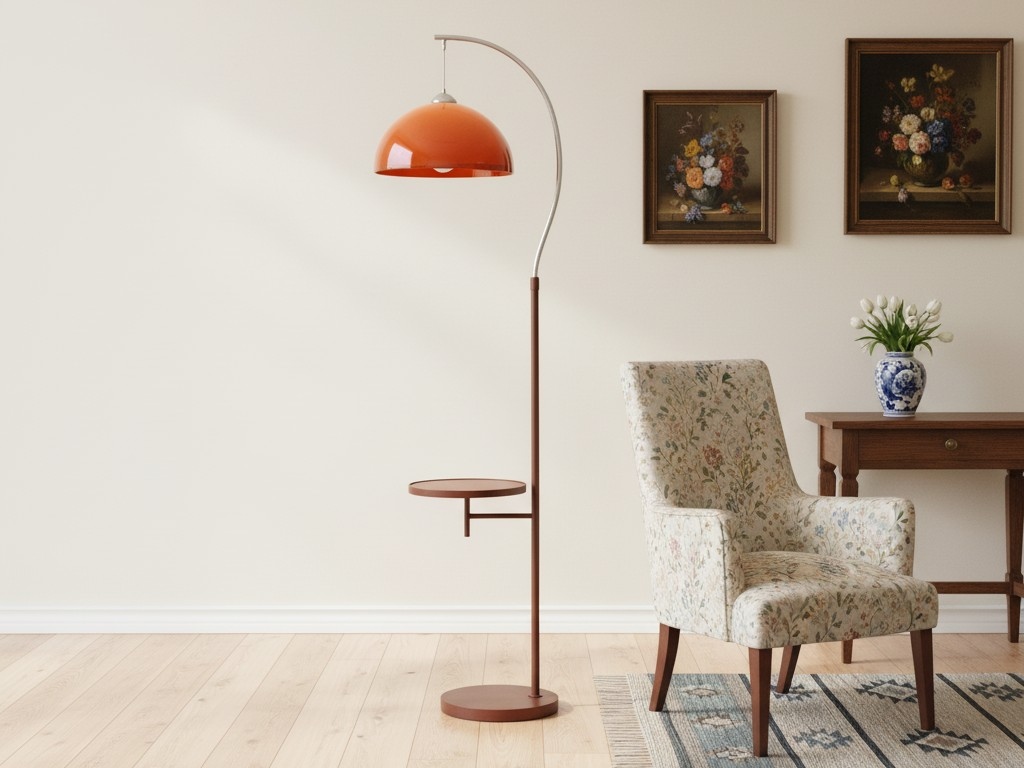 Vloerlamp in rustige hoek
