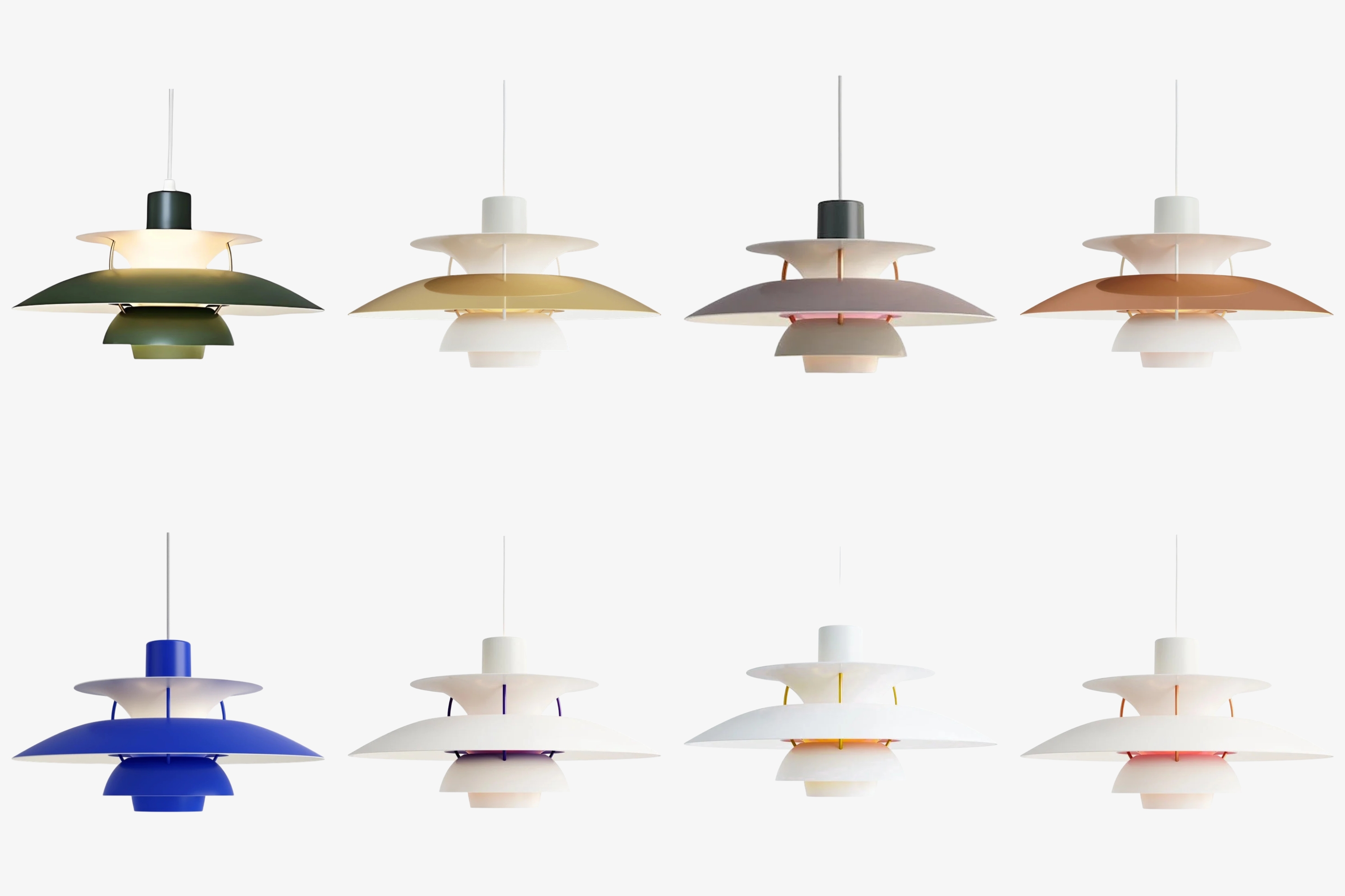 Accentkleuren van de Morandi hanglamp