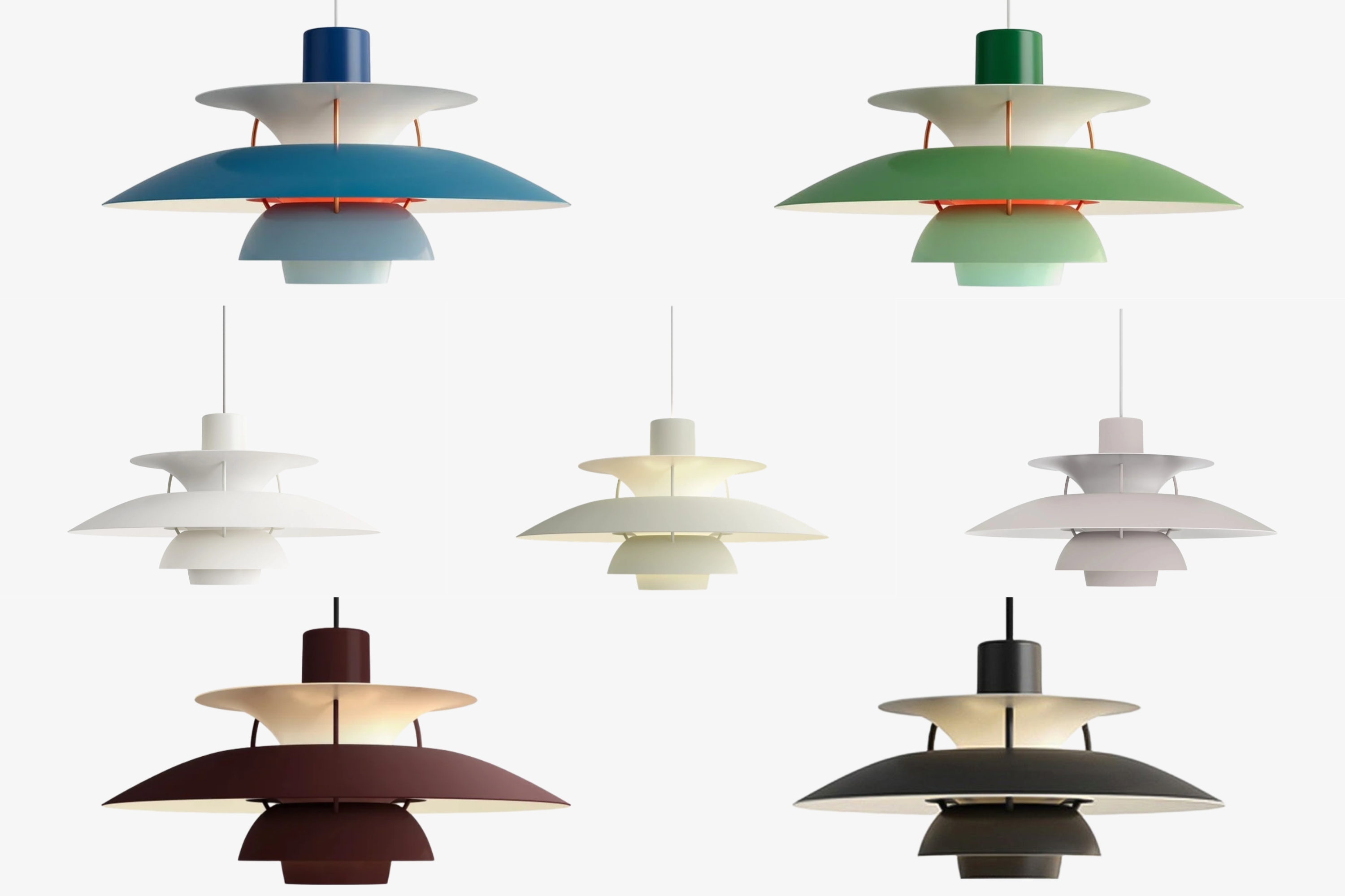 Neutrale kleuren van de Morandi hanglamp