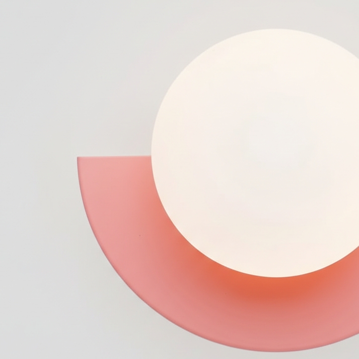Macaron wandlamp detail