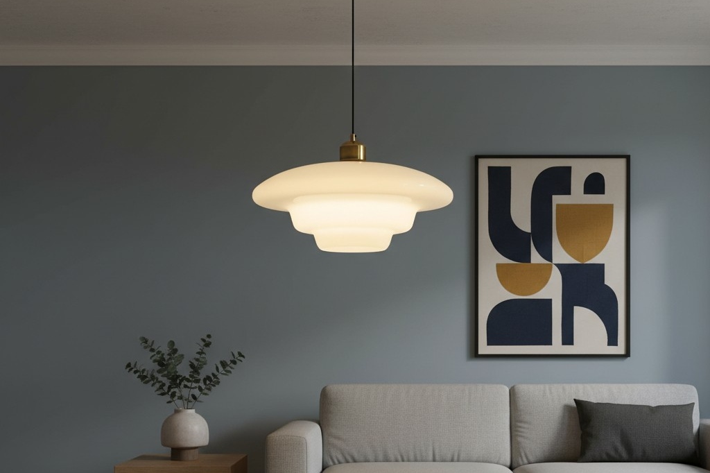 Videoposter van de Art Deco hanglamp
