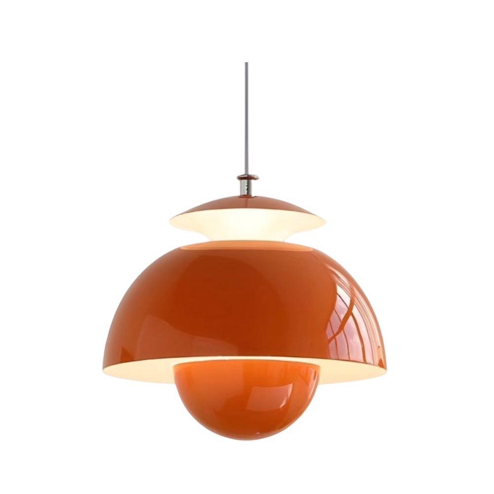 Oranje uitvoering van de Orin hanglamp