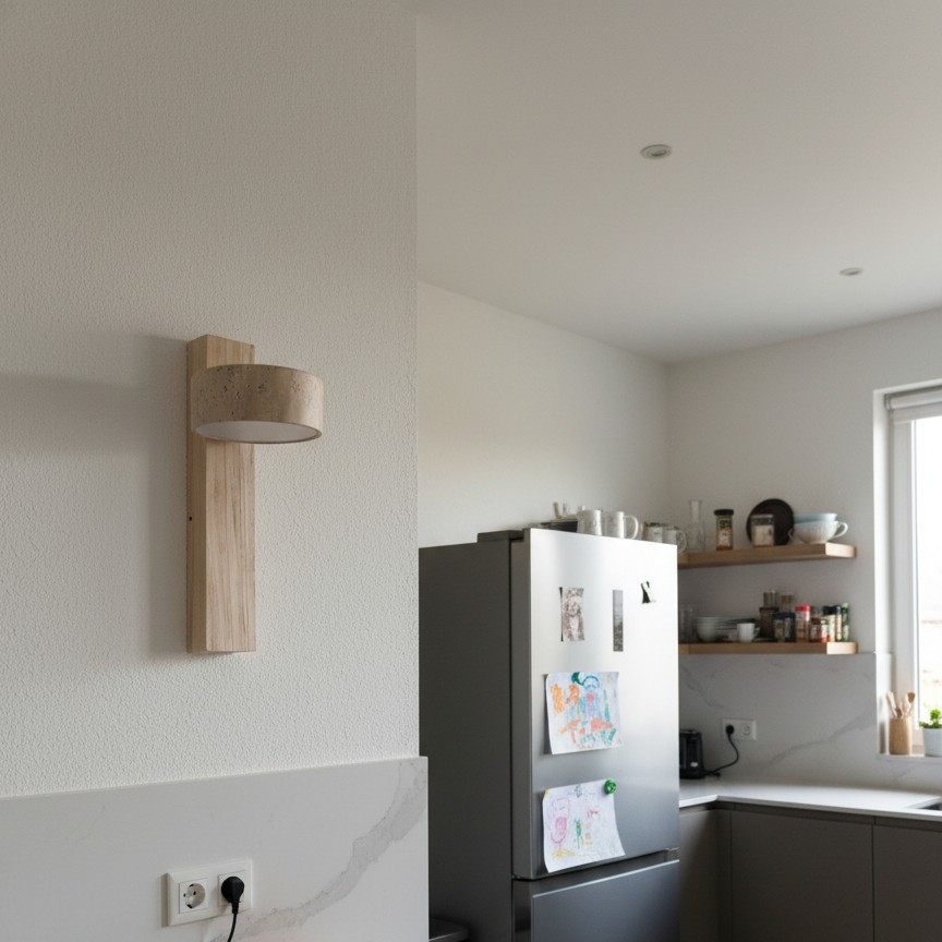Fotorezension mit Wandlampe in Keukenruimte