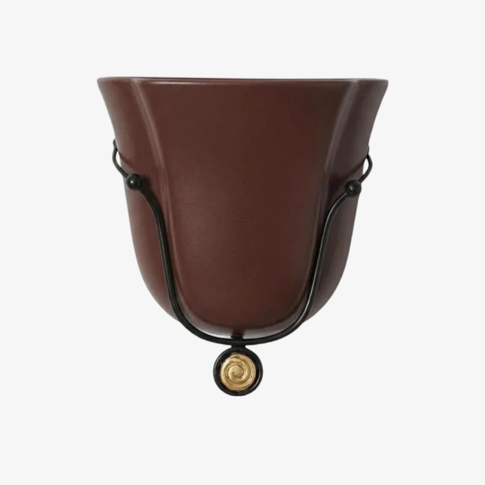 Bellina wandlamp stijlweergave keramiek