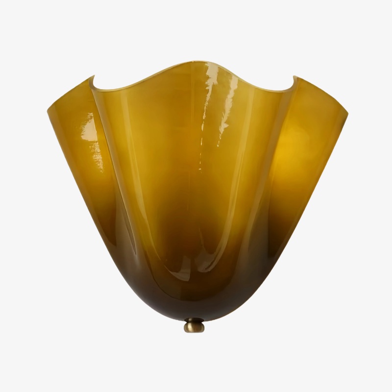 Bellina wandlamp stijlweergave groen glas