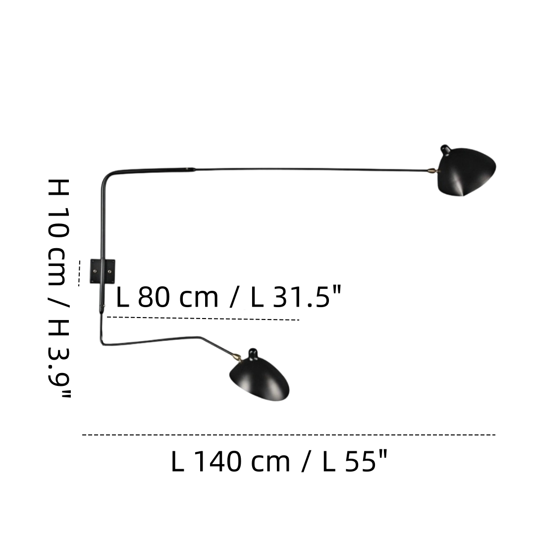 Afmetingen L 140 cm x H 65 cm