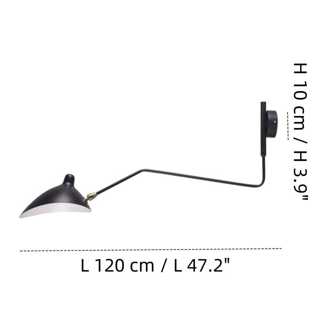 Afmetingen L 120 cm x H 40 cm