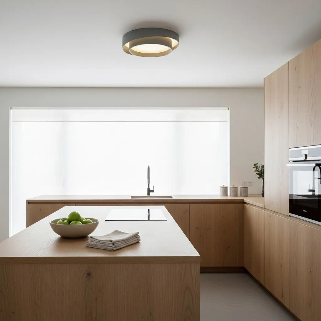 Plafondlamp in keuken