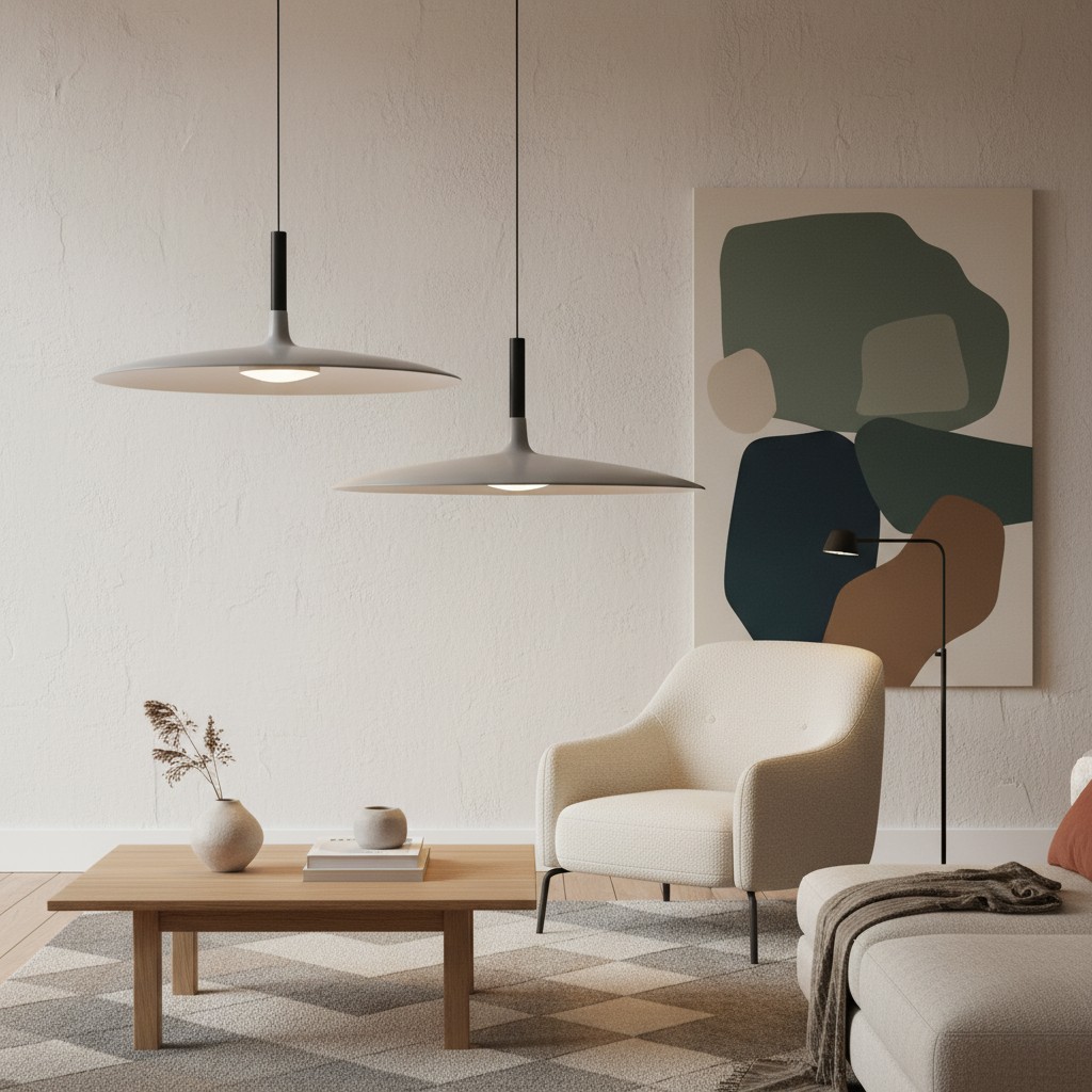 Alphomo hanglamp boven een eettafel